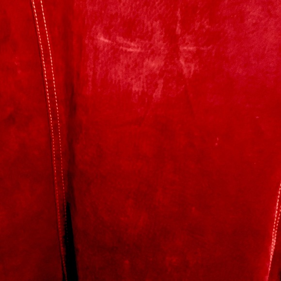 Red Leather Jacket - Picture 5 of 6